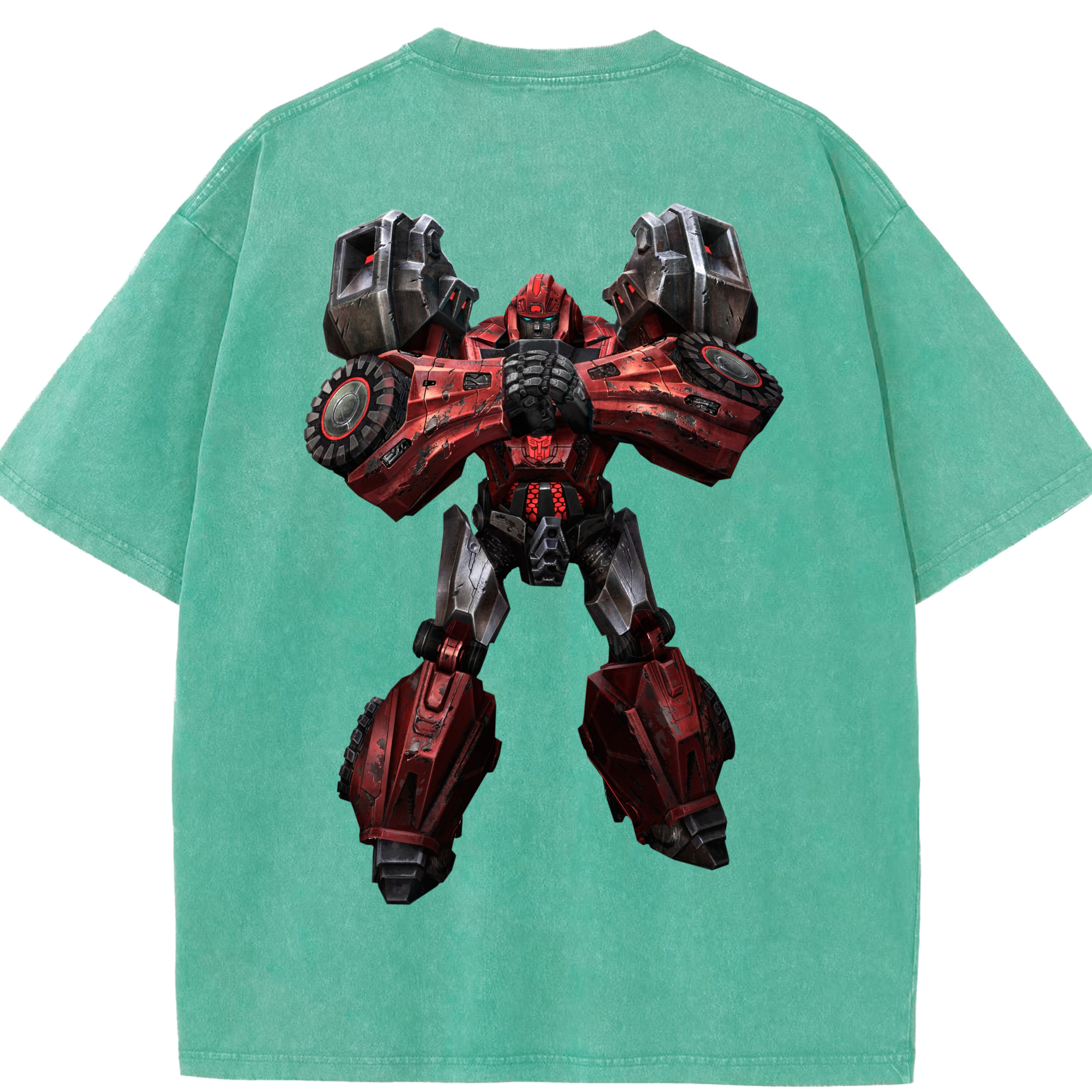 （画像用）  綿100% ヴィンテージ風 半袖Tシャツ（背面プリント）